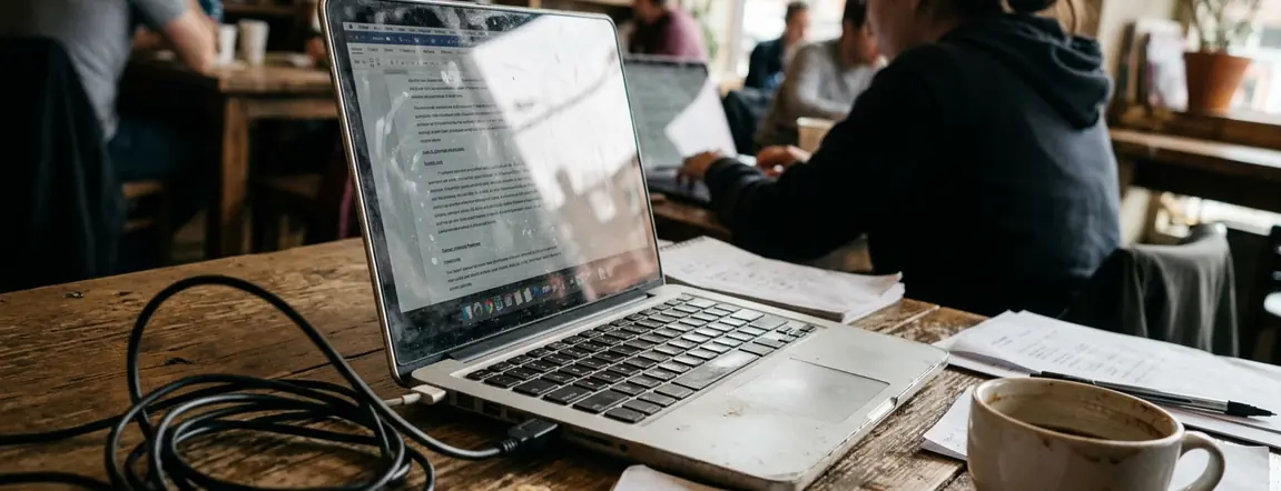 Coffee shop working environment